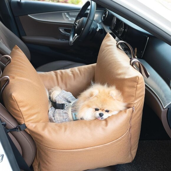 Dog Car Seat, Pet Car Seat for Small & Medium Dogs, Portable Travel Dog … - Picture 2 of 8